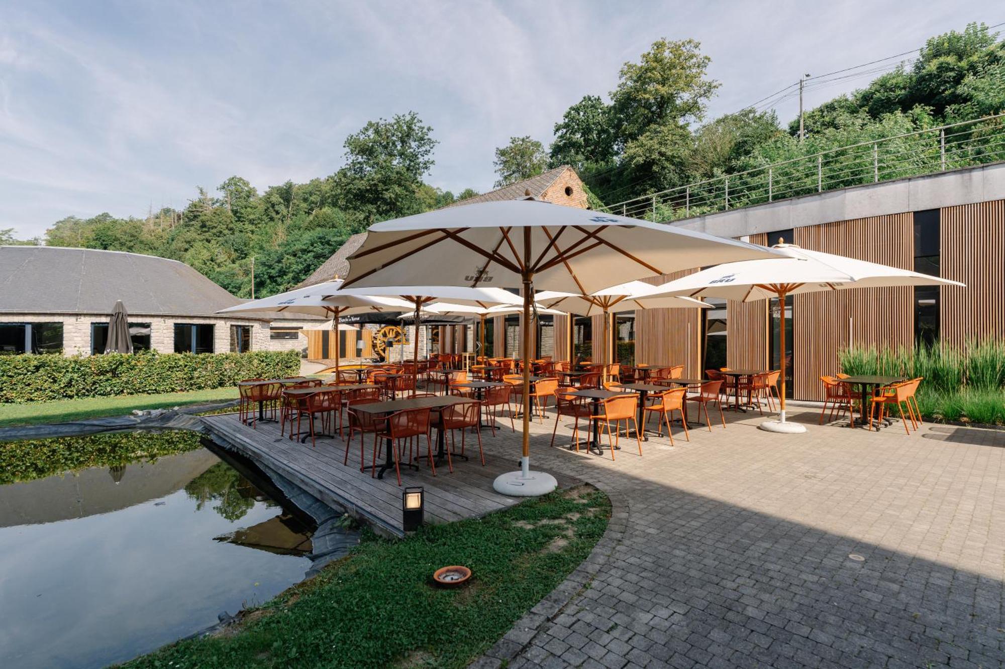 Hotel Les Jardins De La Molignee ดีน็อง ภายนอก รูปภาพ